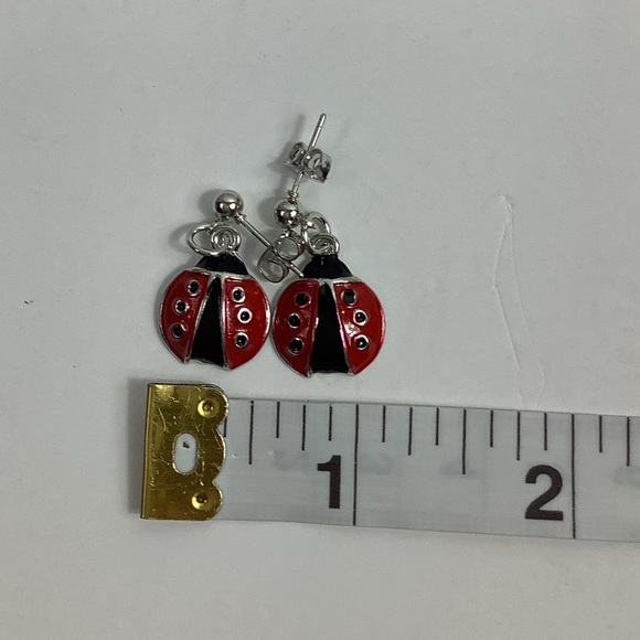 Lady Bug Earrings New - Picture 5 of 5